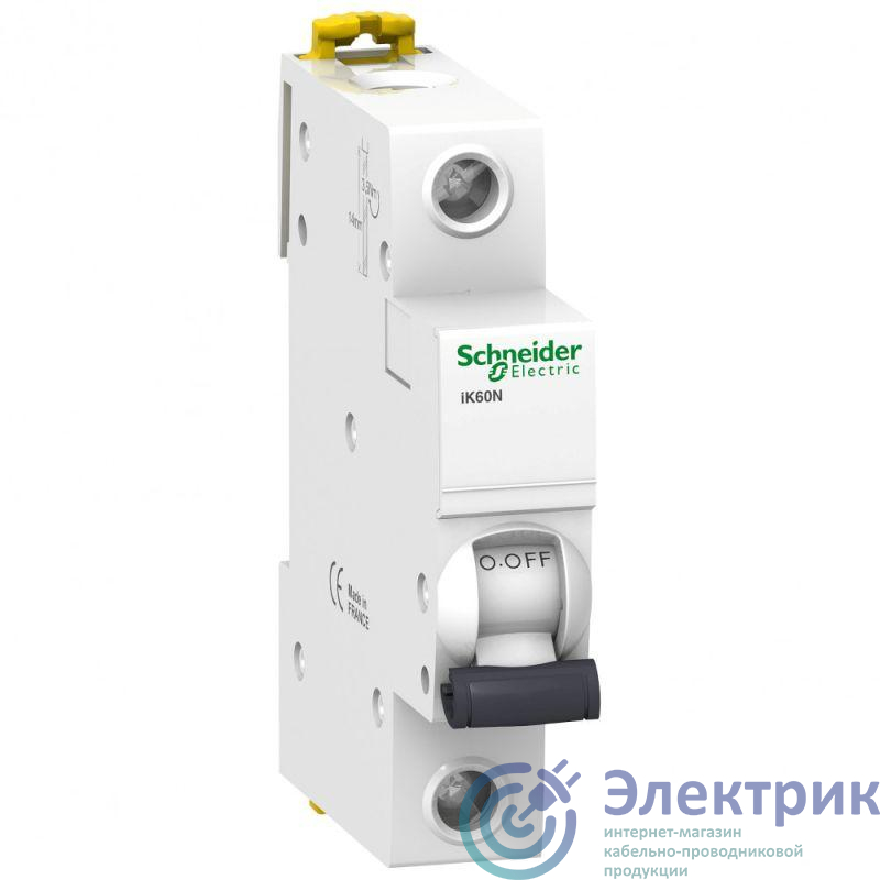 A9K24102 | Выключатель автоматический модульный 1п C 2А 6кА iK60 Acti9 SchE