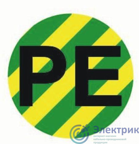 Наклейка "PE" d20мм PROxima EKF an-2-07-1