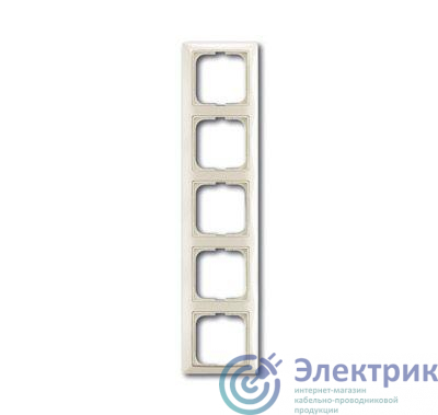 Рамка 5-м Basic 55 chalet-white ABB 2CKA001725A1515