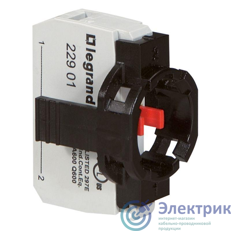 Блок контактов 1HЗ+1п адаптер без инд. под винт Osmoz Leg 022961