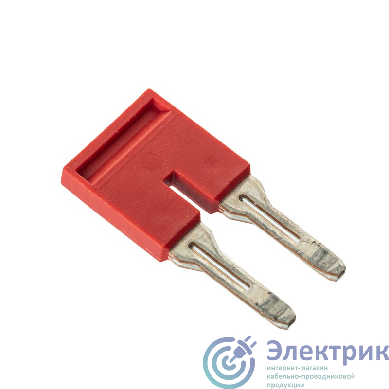 SBF-2-8 | Перемычка вставная для клемм на 6кв.мм 2-х полюсная DKC 