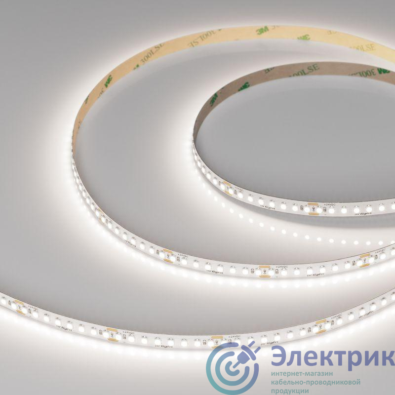 048131 | Лента светодиодная UL-A176-8mm 24V Day 5000К 15Вт/м IP20 (уп.5м) Arlight
