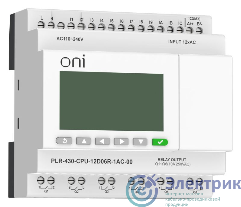 Фото ONI PLR-430-CPU-12D06R-1AC-00