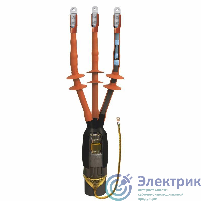 Муфта кабельная концевая наружн. установки 10кВ 3 ПКНТпб-10 (150-240) с наконечн. ЗЭТАРУС zeta21591