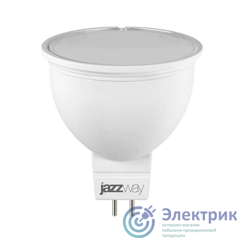 Лампа светодиодная PLED-DIM 7Вт JCDR MR16 3000К тепл. бел. GU5.3 540лм 220-240В диммир. JazzWay 1035400