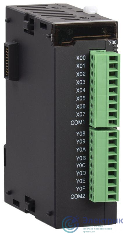 Модуль расширения дискрет. входами/выходами; 8 дискрет. входов/8 дискрет. выходов (реле макс. ток 2А); 24 VDC ONI PLC-S-EXD-0808