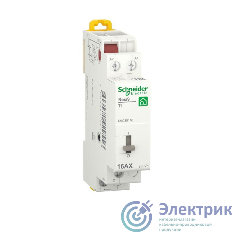 R9C30116 | Реле импульсное RESI9 16А 1NO 230/250В АС 50Гц SchE