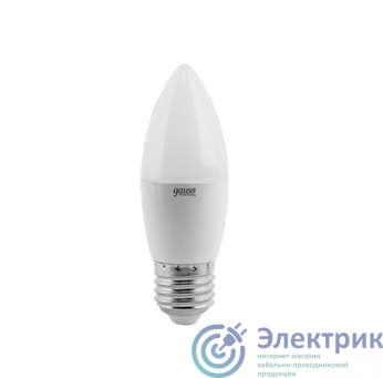 Лампа светодиодная Elementary 6Вт свеча 3000К тепл. бел. E27 420лм GAUSS 33216