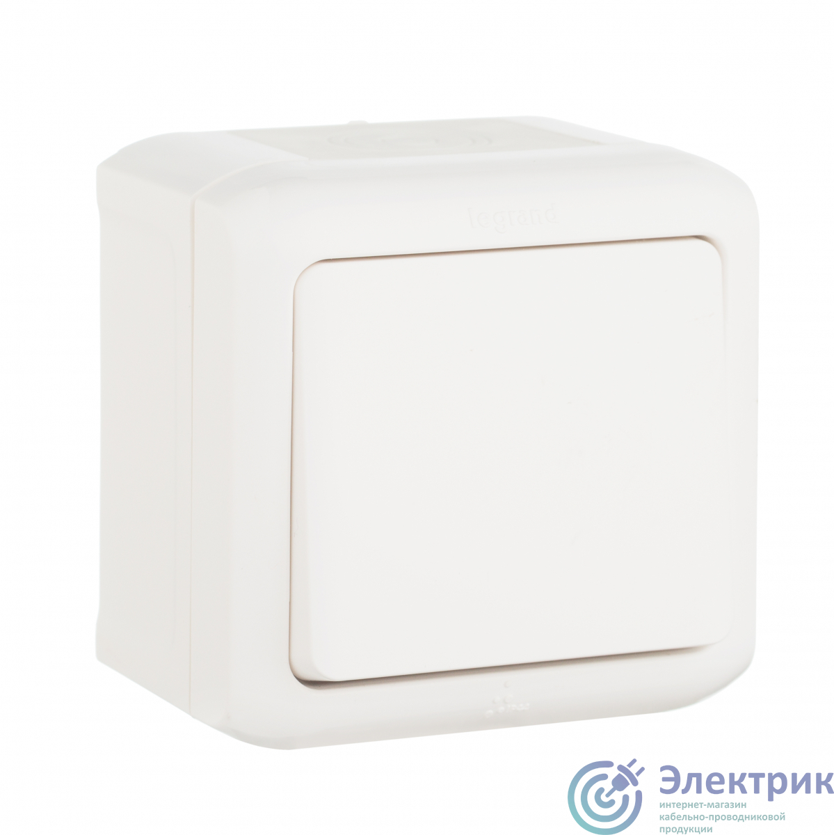 782305 | Quteo Кнопка 1 клавиша IP44 наружный белая 6А Legrand