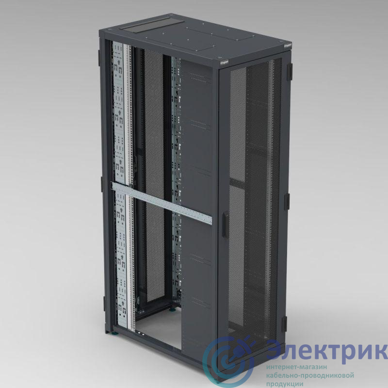 Шкаф серверный 19дюйм 42U 800х1100мм с оптимизацией воздушных потоков Leg 446016