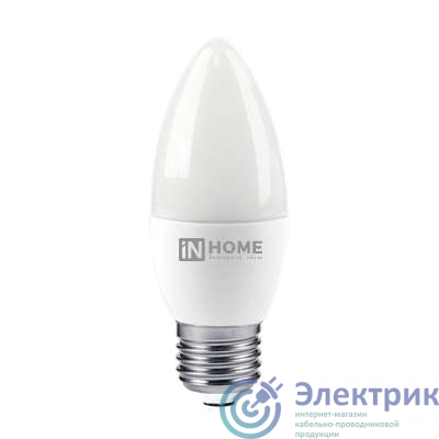 Лампа светодиодная LED-СВЕЧА-VC 11Вт свеча 4000К нейтр. бел. E27 1050лм 230В IN HOME 4690612020495