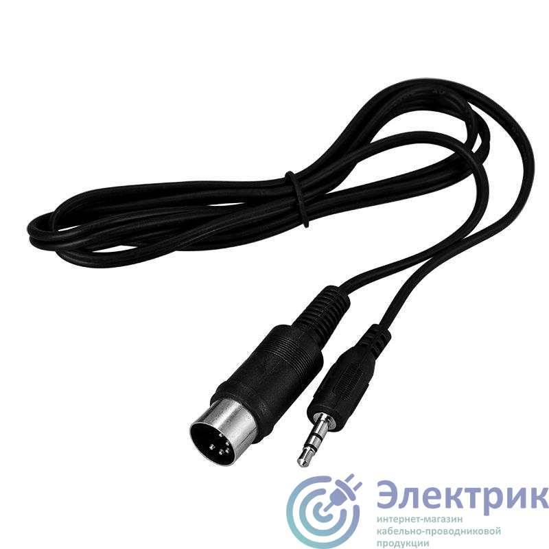 Шнур DIN 5PIN Plug-3.5мм Stereo Plug 1.2м Rexant 17-2502-4