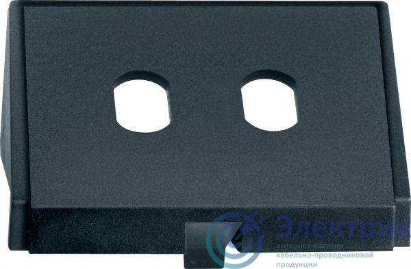 Вставка Merten наклонных выводов № 4643 4646 для ST-световода 2-поста черн. SchE MTN464386