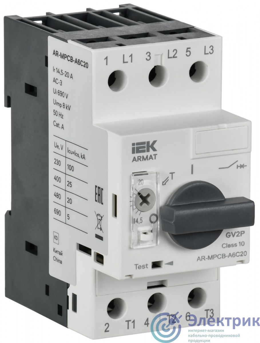 Фото IEK AR-MPCB-A6C20