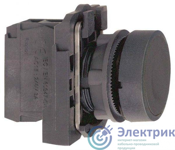 XB5AA21 | Кнопка без фикс. 1НO без подсветки черн. SchE