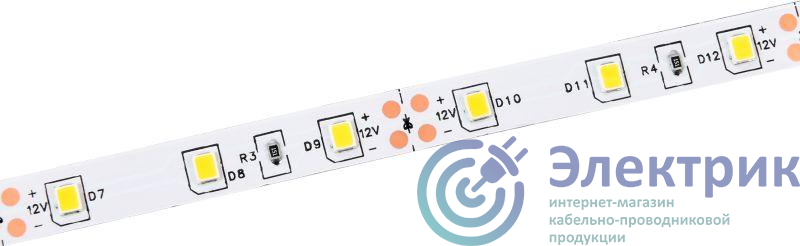 Лента светодиодная LED LSR-2835W60-4.8-IP20-12В (уп.3м) IEK LSR1-2-060-20-3-03