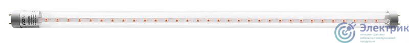 Лампа светодиодная PLED T8-900 PPG Agro 12Вт T8 линейная G13 CL для растений красн./син. спектр JazzWay 5037410