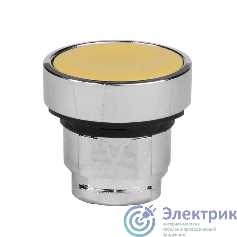 Головка кнопки OptiSignal D22 A4-P-5 желт. металл ZB4BA5 КЭАЗ 332216