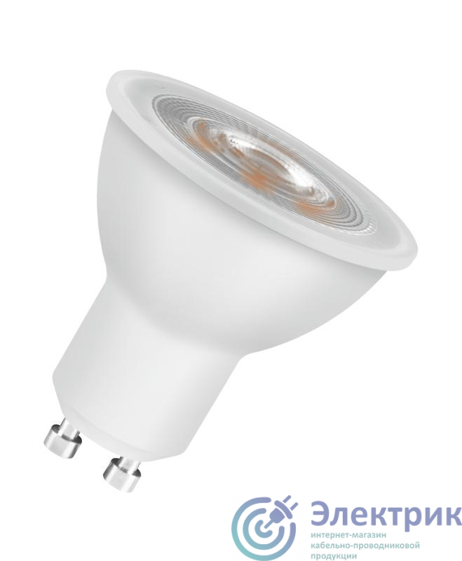 Лампа светодиодная LED STAR PAR16 5Вт (замена 50Вт) холод. бел. GU10 OSRAM 4058075403406