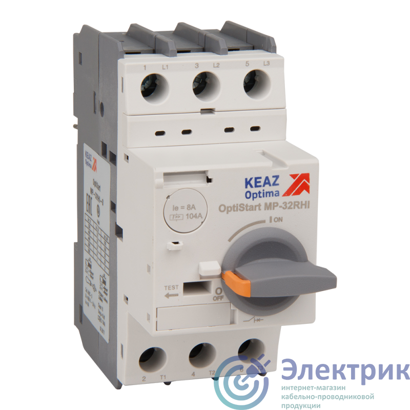 Выключатель автоматический 1А OptiStart MP 32RHI КЭАЗ 251713