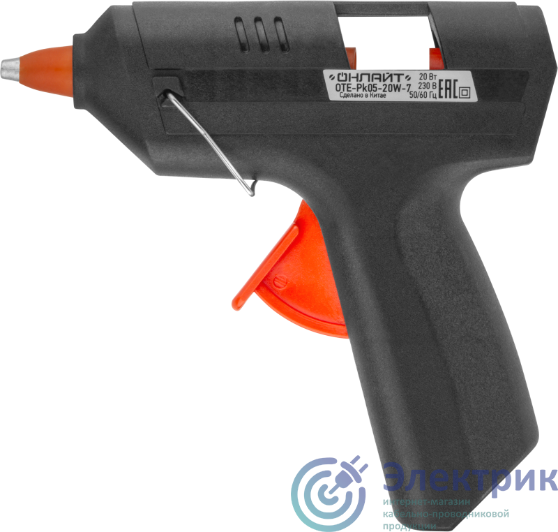90374 | Пистолет клеевой 90 374 OTE-Pk05-20W-7 20Вт 7мм ОНЛАЙТ