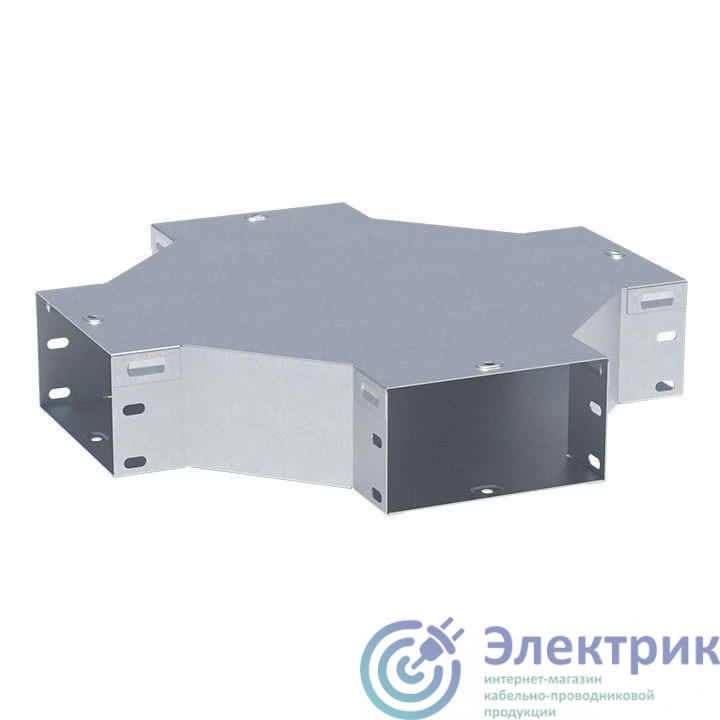 Ответвитель крест. 80х150мм 1.0мм EKF x8015008-1