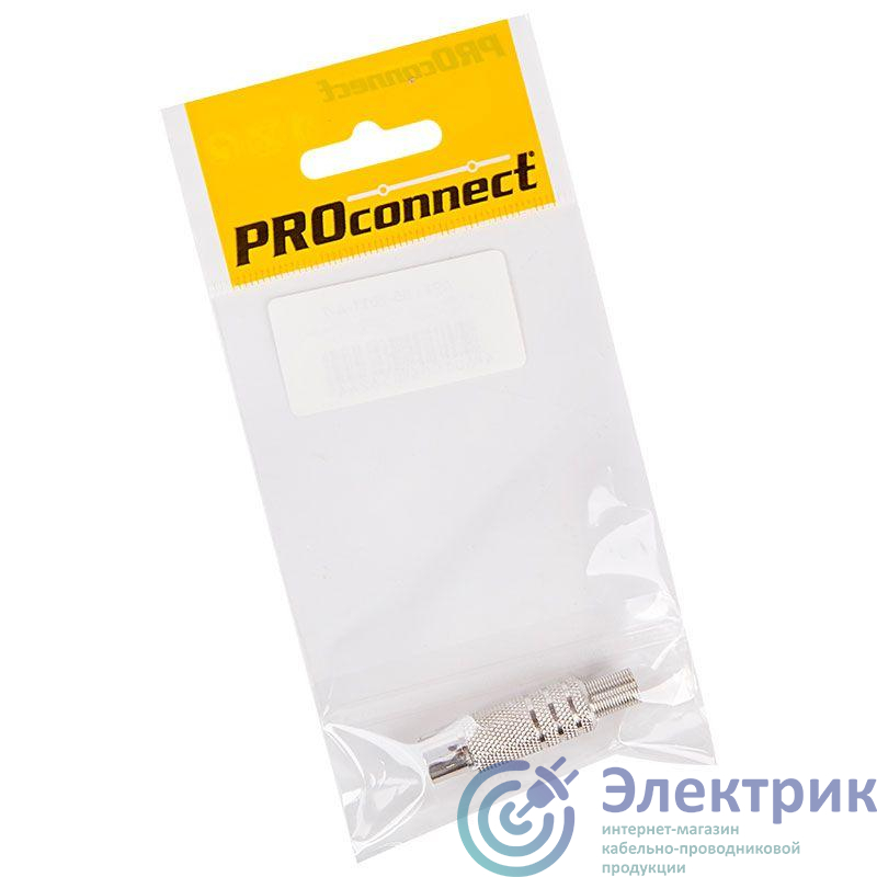 Разъем штекер TV никель с пружиной (инд. упак.) PROCONNECT 05-2011-4-7