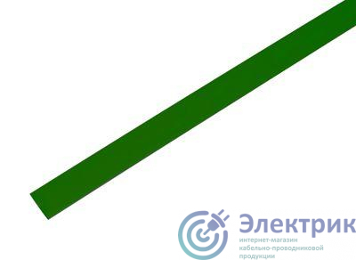 Трубка термоусадочная 9.0/4.5 1м зел. REXANT 20-9003
