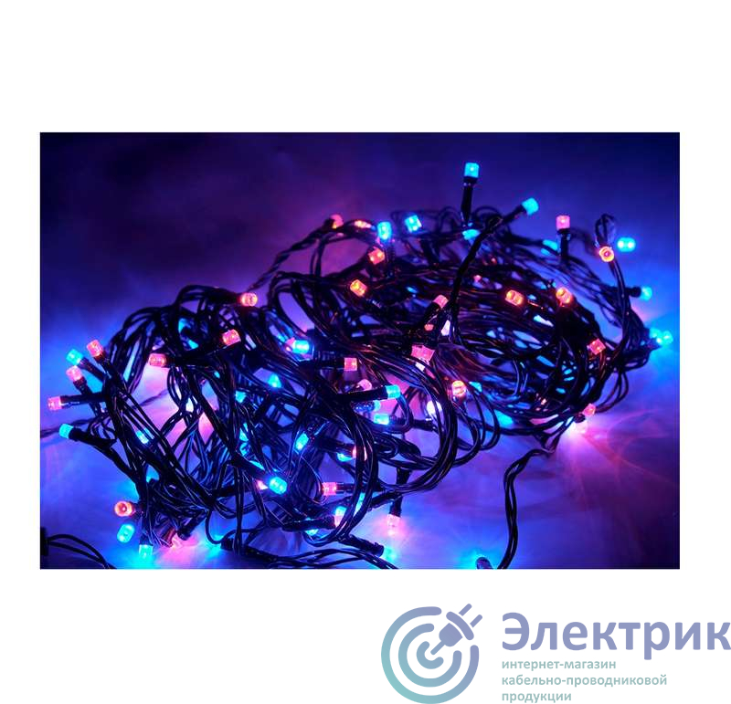 Гирлянда LD120-MG-E 120LED 12м мерц. Shlights 4690601040121