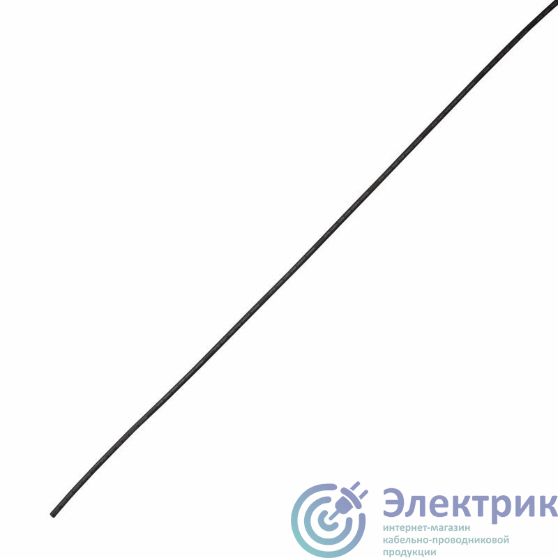 Трубка термоусадочная 6.0/1.5 с клеем (4:1) 1м черн. Rexant 23-6006