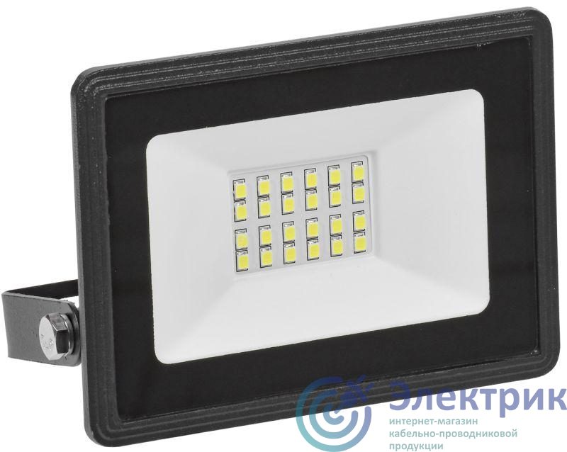 Прожектор светодиодный СДО 06-30 4000К IP65 черн. IEK LPDO601-30-40-K02