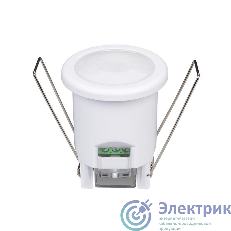 031836(2) | Датчик движения NAVE-PIR-BUILT-R50-400W-WH 230В 1.7А MINI IP20 пластик Arlight