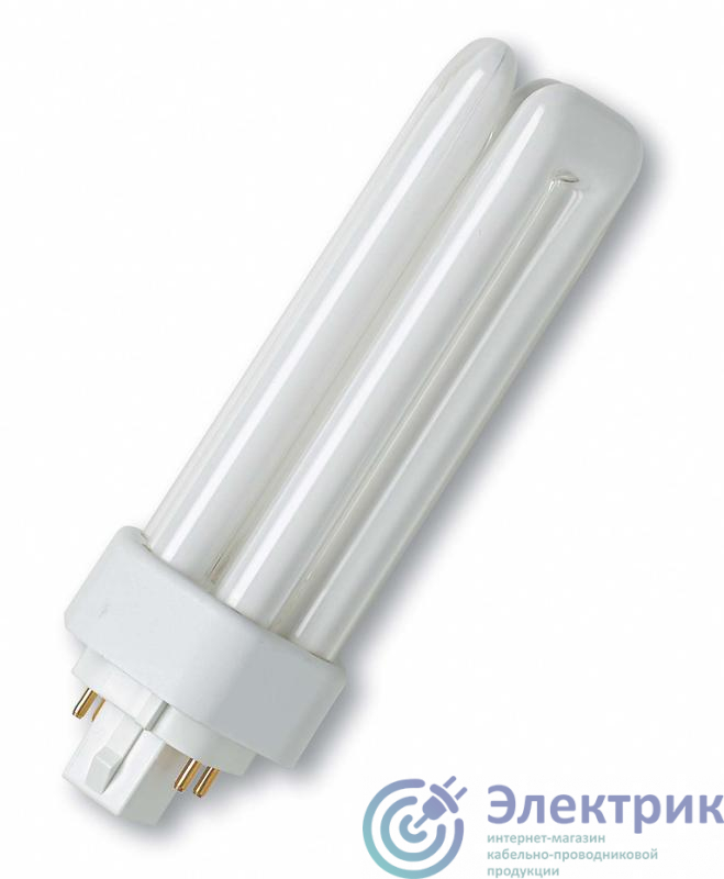 Лампа люминесцентная компакт. DULUX T/E 18W/830 Plus GX24q-2 OSRAM 4050300342245