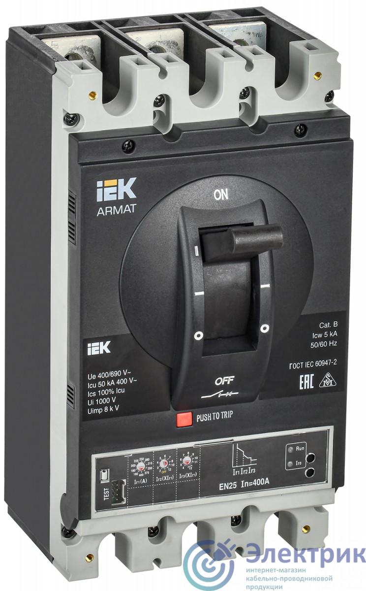 Фото IEK AR-MCCB-3H-050-0400A-ELSC