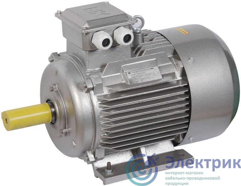Электродвигатель АИР DRIVE 3ф 160M6 380/660В 15кВт 1000об/мин 1081 IEK DRV160-M6-015-0-1010