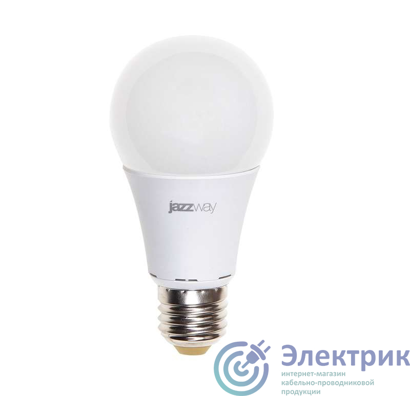 Лампа светодиодная PLED-ECO 11Вт A60 грушевидная 4000К нейтр. бел. E27 840лм 220В JazzWay 1033215