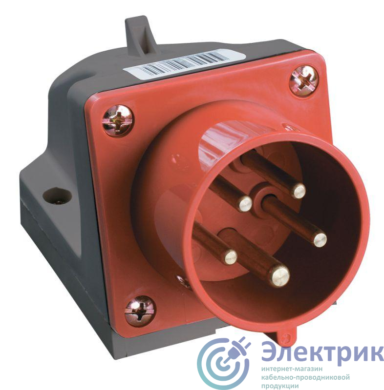 Вилка электрическая наружн. уст. 16А 3P+PE+N 380В IP44 ССИ-515 IEK PSR52-016-5