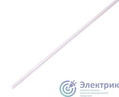 Трубка термоусадочная 10.0/5.0 (уп.100м) бел. Rexant 49-1001