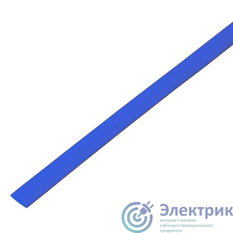 Трубка термоусадочная 12/6.0 мм синяя 1м (уп.50шт) PROCONNECT 55-1205