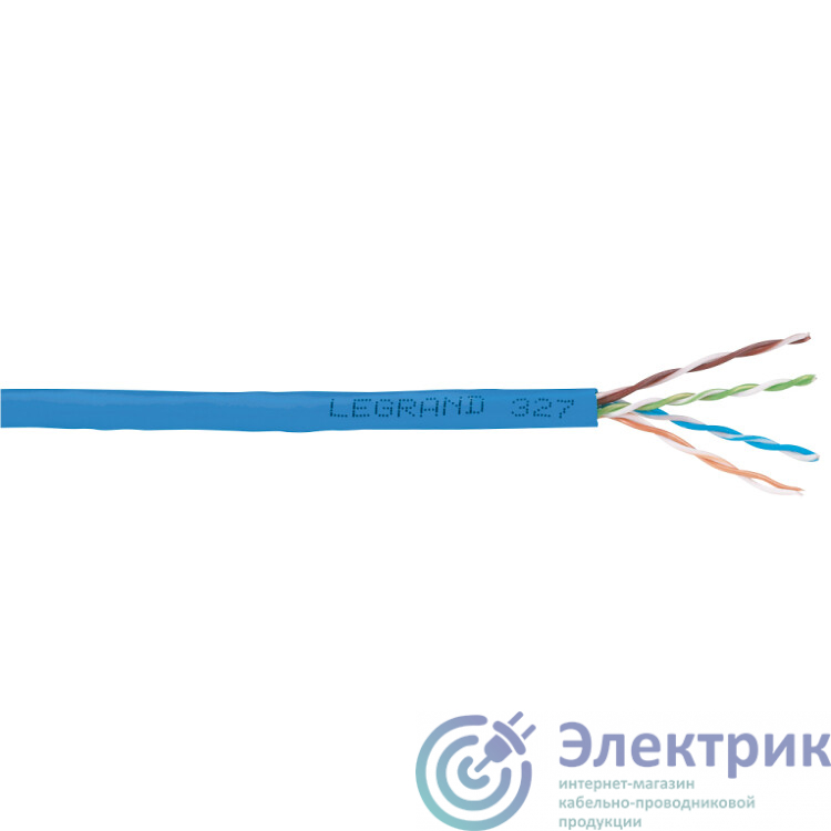 Кабель для локальных сетей - категория 6 - F/UTP - 4 пары - PVC - 500 м | 032758 | Legrand