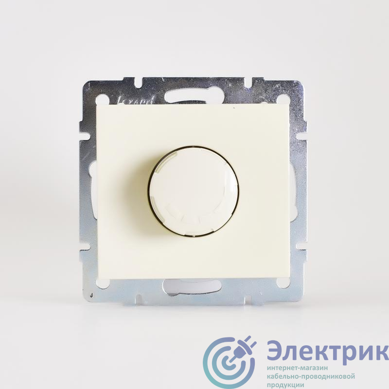 Механизм светорегулятора СП 500Вт Rain с фильтром и предохранителем крем. LEZARD 703-0388-117
