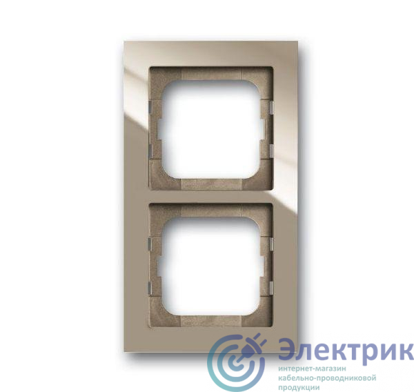 Рамка 2-м Axcent maison-beige ABB 2CKA001754A4482