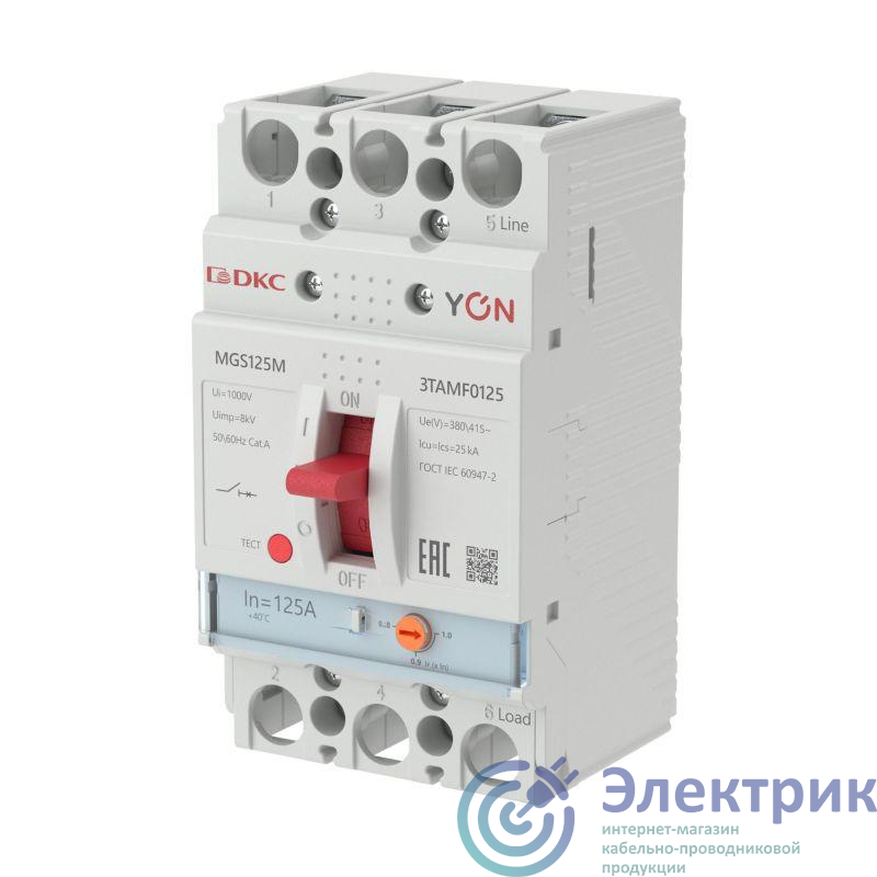 Фото YON (группа DKC) MGS125M-3TAMF0125