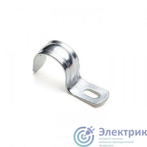 Скоба крепежная однолапковая d31-32мм метал. (уп.10шт) PROxima EKF sm-1-31-32-r