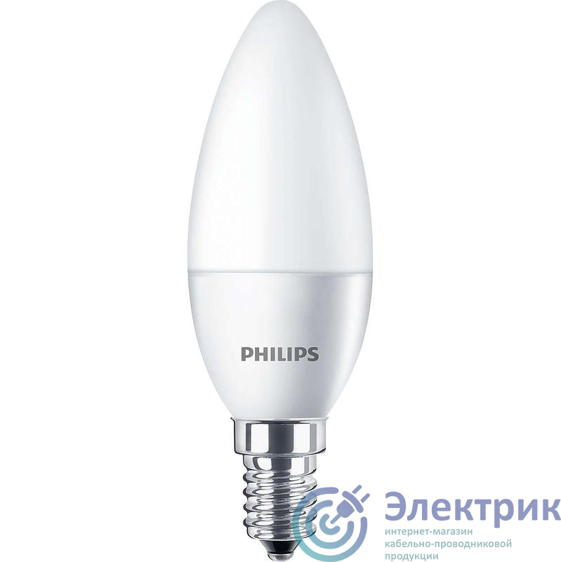 Лампа светодиодная ESS LEDCandle 5W 470lm E14 827 B35FR Philips 929002968407