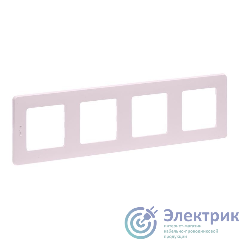 673964 | Рамка 4-м Inspiria роз. IEK