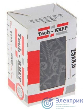 Саморез 3.5х32 гипсокартон-металл (уп.100шт) пакет Tech-Krep 125477