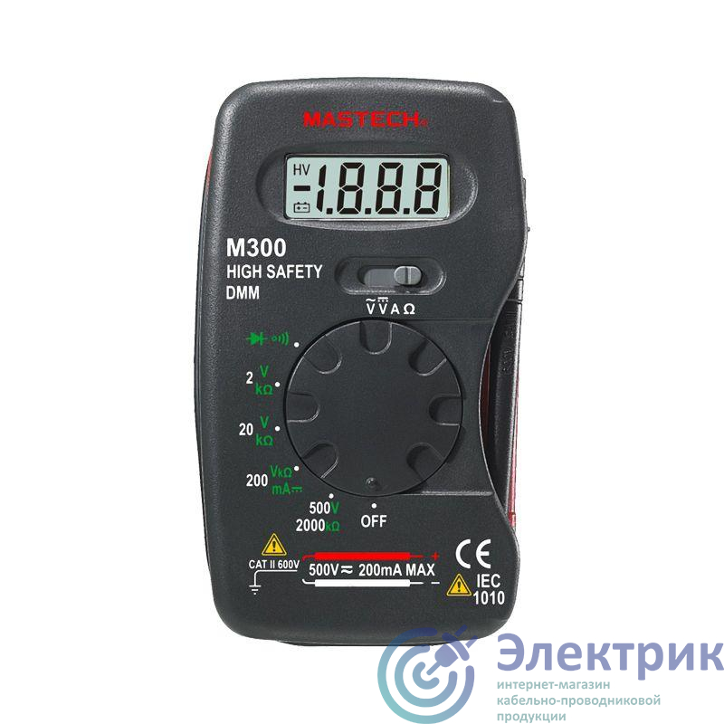Мультиметр портативный M300 Mastech 13-2006