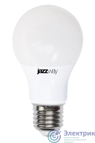 Лампа светодиодная специального назначения PLED-A60 11Вт E27 5000К 980лм 90-260В для работы в расшир. диапазоне напряж. JazzWay 5005549