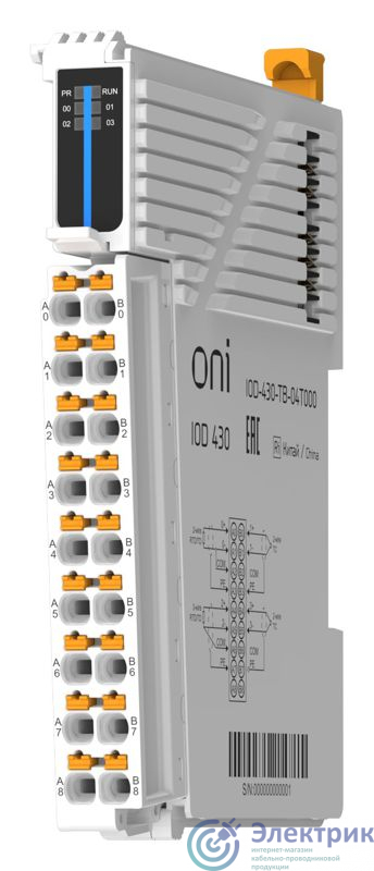 IOD-430-TB-04T000 | Модуль аналогового ввода IOD 430 4 температурных сигнала ONI 